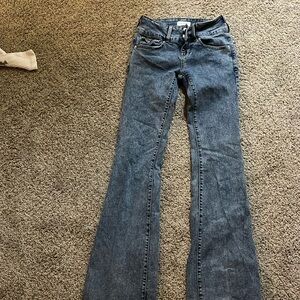 Pac sun low rise boot cut jeans